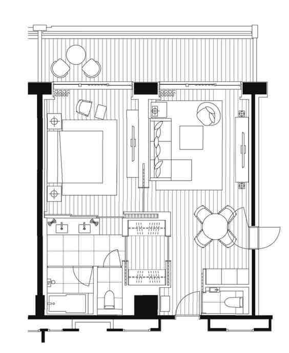 Floor Plan 3D Isometric Render - Image 1